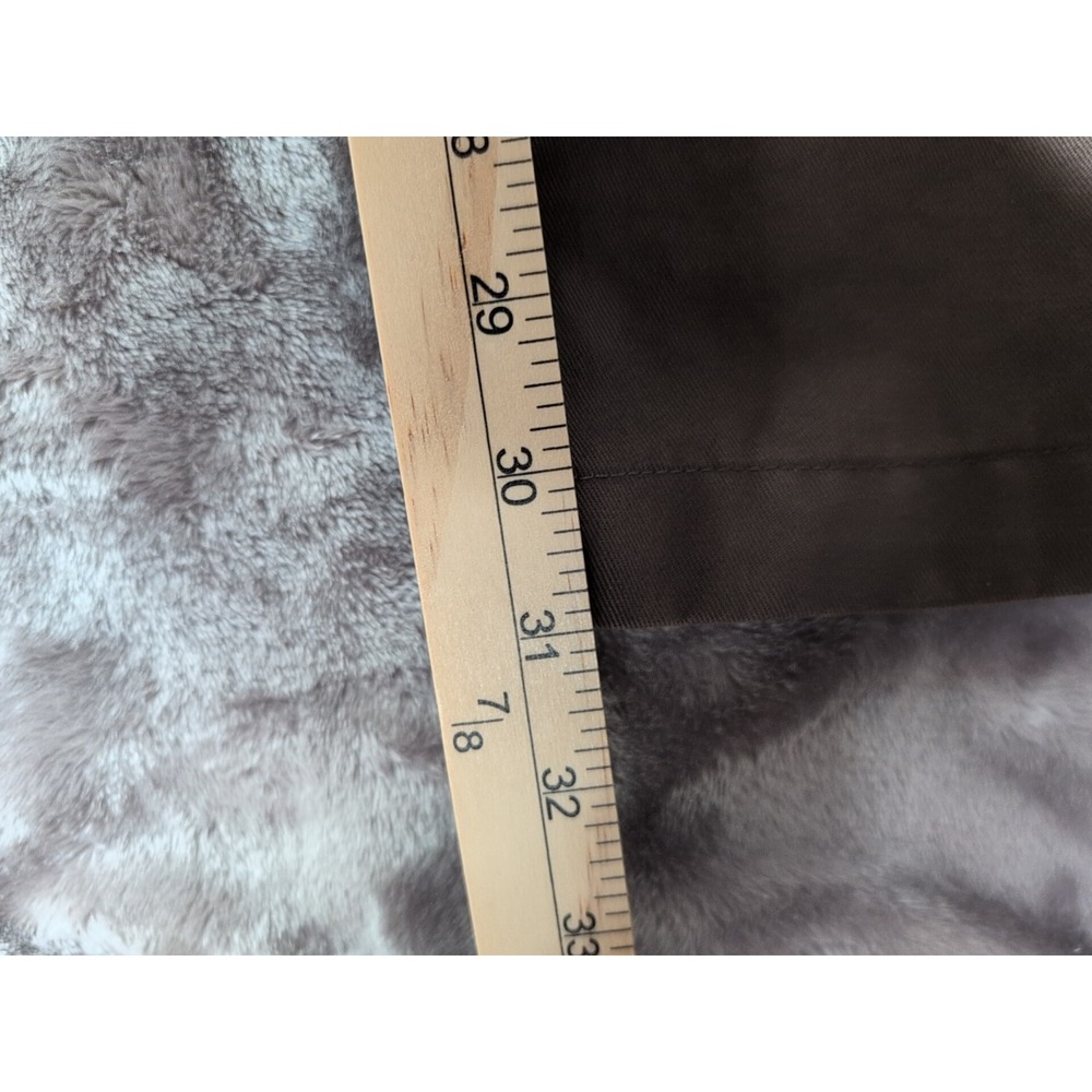 IZOD Pants Men's 34x32 Brown Flat Front Casual Dress Slacks - Picture 4 of 13